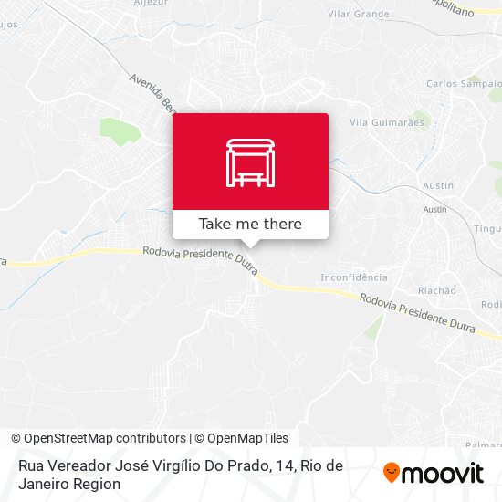 Rua Vereador José Virgílio Do Prado, 14 map