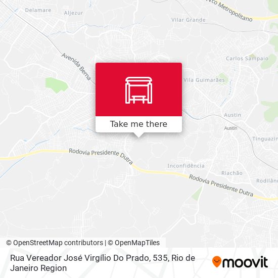 Rua Vereador José Virgílio Do Prado, 535 map