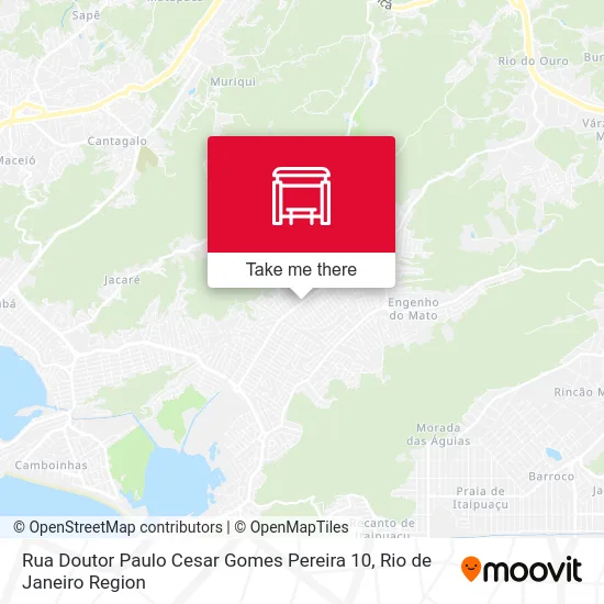 Rua Doutor Paulo Cesar Gomes Pereira 10 map