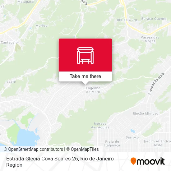 Estrada Glecia Cova Soares 26 map