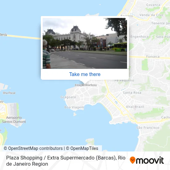 Plaza Shopping / Extra Supermercado (Barcas) map