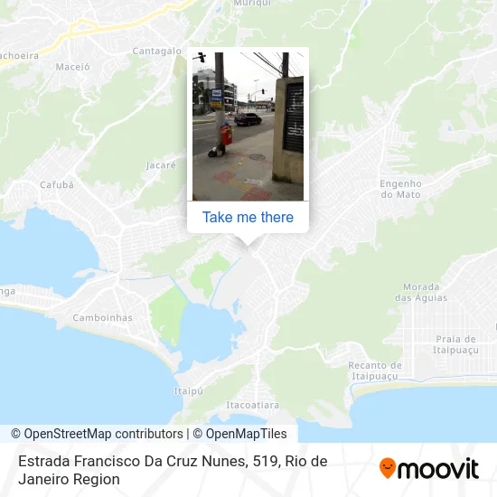 Estrada Francisco Da Cruz Nunes, 519 map