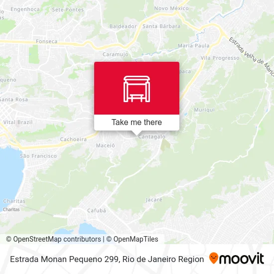 Estrada Monan Pequeno 299 map