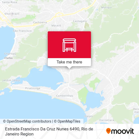 Estrada Francisco Da Cruz Nunes 6490 map