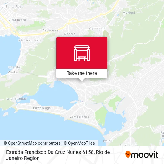 Estrada Francisco Da Cruz Nunes 6158 map