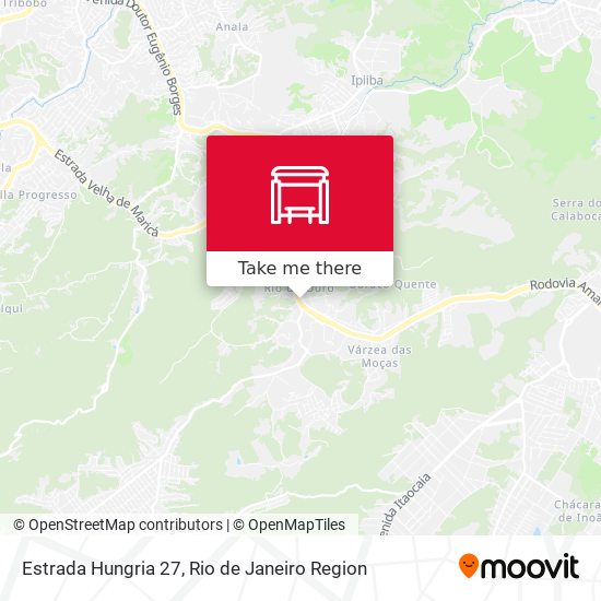 Estrada Hungria 27 map