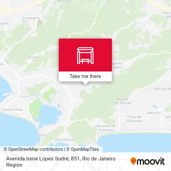 Avenida Irene Lopes Sodré, 851 map