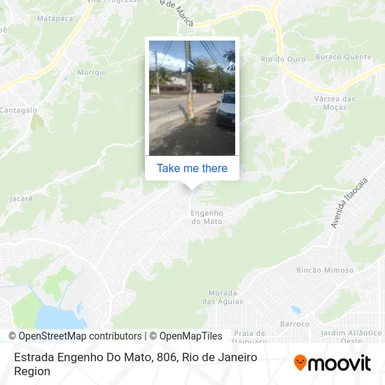 Estrada Engenho Do Mato, 806 map