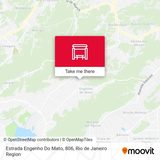 Estrada Engenho Do Mato, 806 map