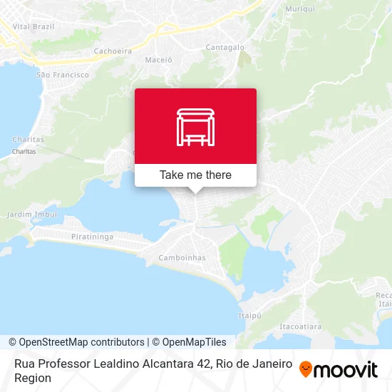 Rua Professor Lealdino Alcantara 42 map
