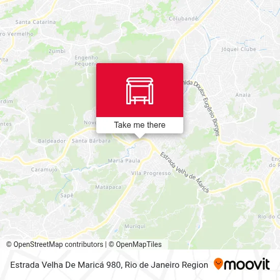 Estrada Velha De Maricá 980 map