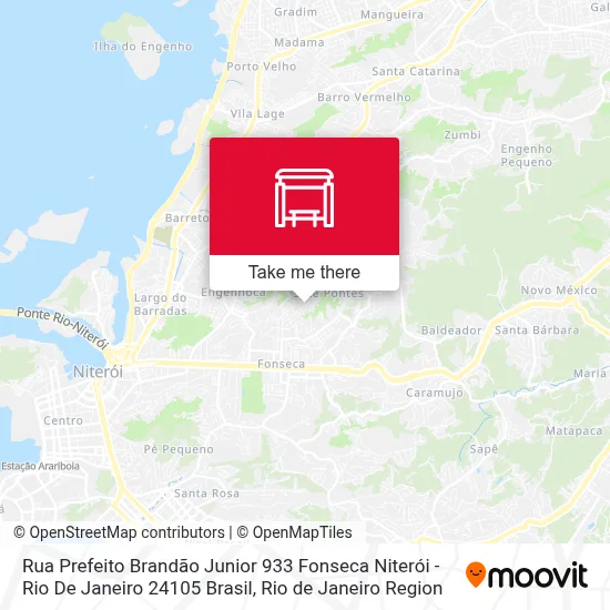 Rua Prefeito Brandão Junior 933 Fonseca Niterói - Rio De Janeiro 24105 Brasil map