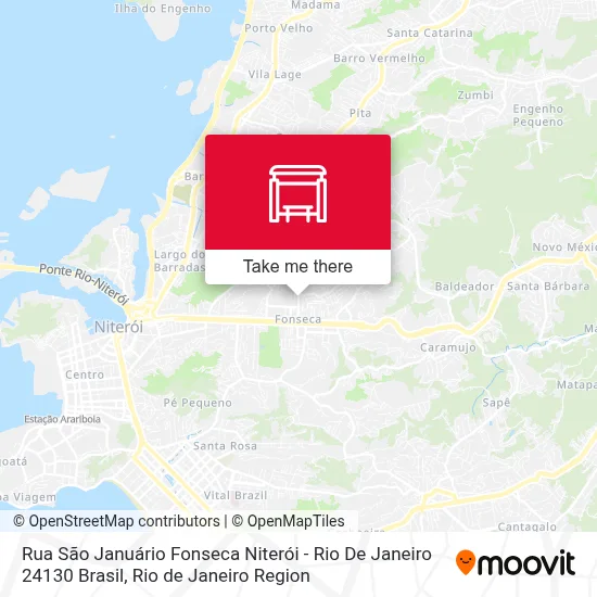 Rua São Januário Fonseca Niterói - Rio De Janeiro 24130 Brasil map