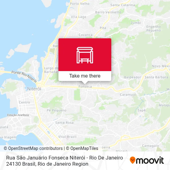 Rua São Januário Fonseca Niterói - Rio De Janeiro 24130 Brasil map
