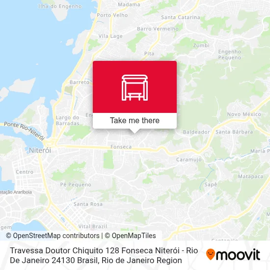 Travessa Doutor Chiquito 128 Fonseca Niterói - Rio De Janeiro 24130 Brasil map