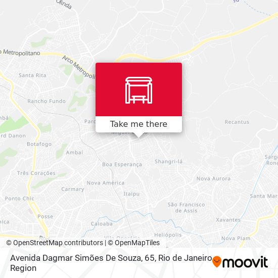 Mapa Avenida Dagmar Simões De Souza, 65