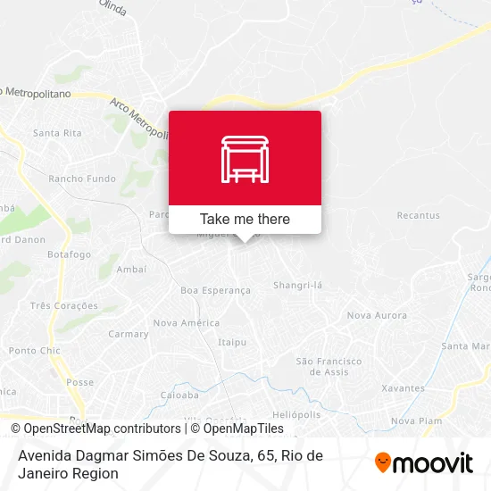 Avenida Dagmar Simões De Souza, 65 map