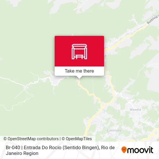 Br-040 | Entrada Do Rocio (Sentido Bingen) map