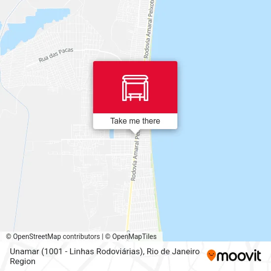 Unamar (1001 - Linhas Rodoviárias) map