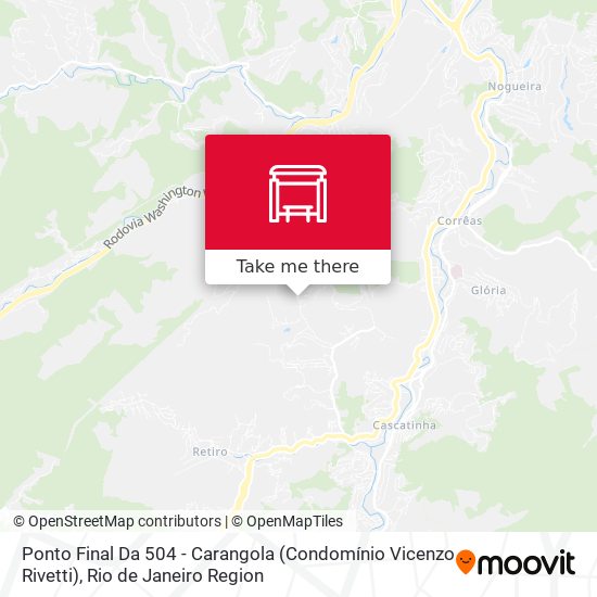 Ponto Final Da 504 - Carangola (Condomínio Vicenzo Rivetti) map