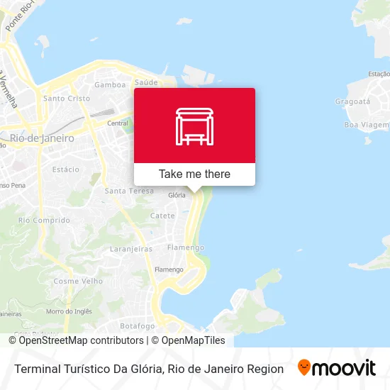 Terminal Turístico Da Glória map