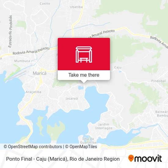 Ponto Final - Caju (Maricá) map