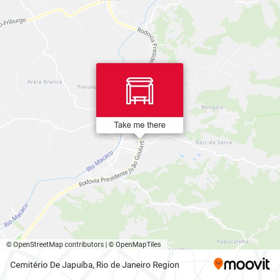 Cemitério De Japuíba map