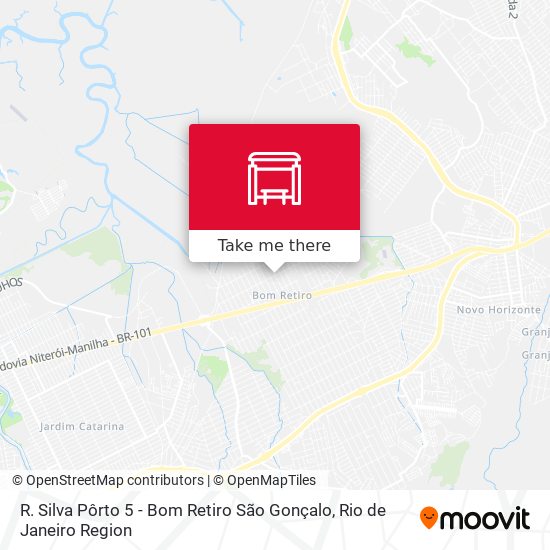 R. Silva Pôrto 5 - Bom Retiro São Gonçalo map