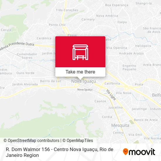 R. Dom Walmor 156 - Centro Nova Iguaçu map