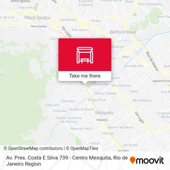 Av. Pres. Costa E Silva 739 - Centro Mesquita map