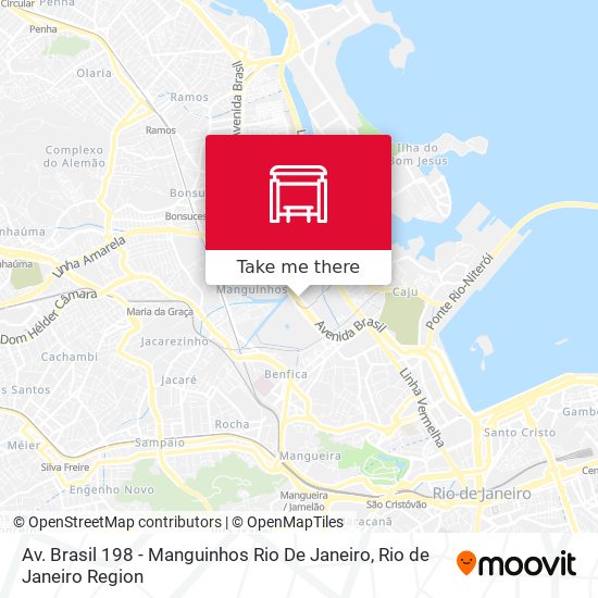 Mapa Av. Brasil 198 - Manguinhos Rio De Janeiro