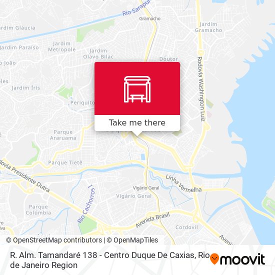 R. Alm. Tamandaré 138 - Centro Duque De Caxias map
