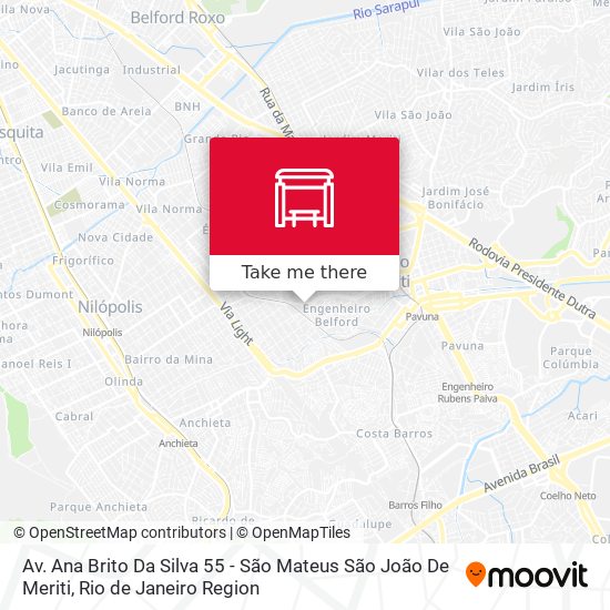Av. Ana Brito Da Silva 55 - São Mateus São João De Meriti map