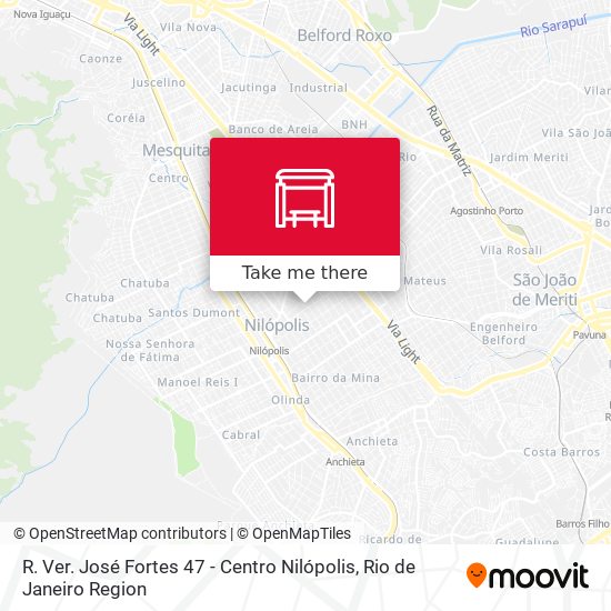 R. Ver. José Fortes 47 - Centro Nilópolis map