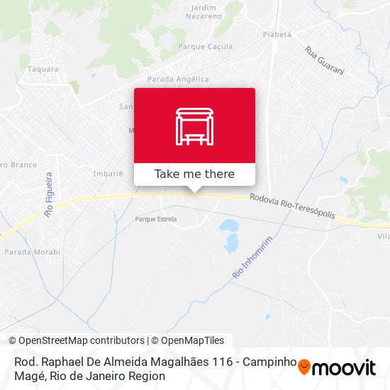Rod. Raphael De Almeida Magalhães 116 - Campinho Magé map
