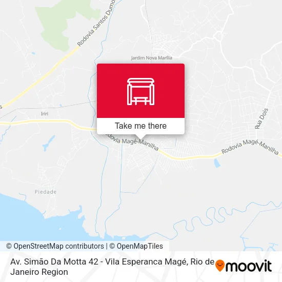 Av. Simão Da Motta 42 - Vila Esperanca Magé map