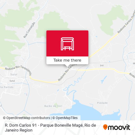 R. Dom Carlos 91 - Parque Boneville Magé map