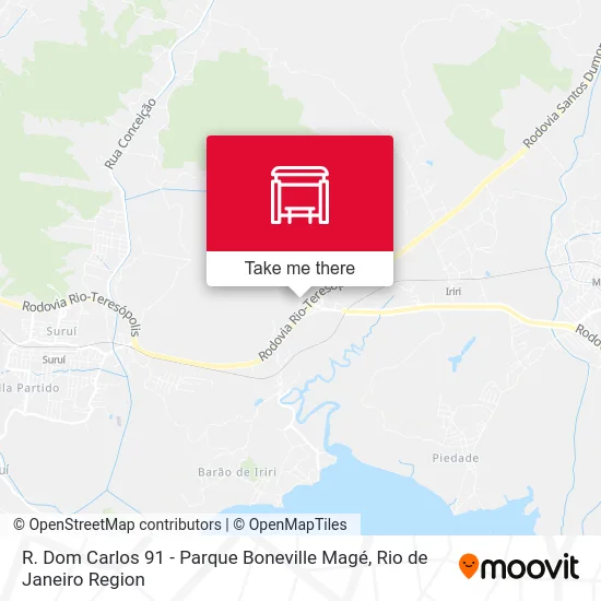 R. Dom Carlos 91 - Parque Boneville Magé map