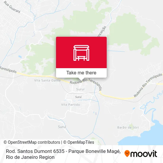 Rod. Santos Dumont 6535 - Parque Boneville Magé map