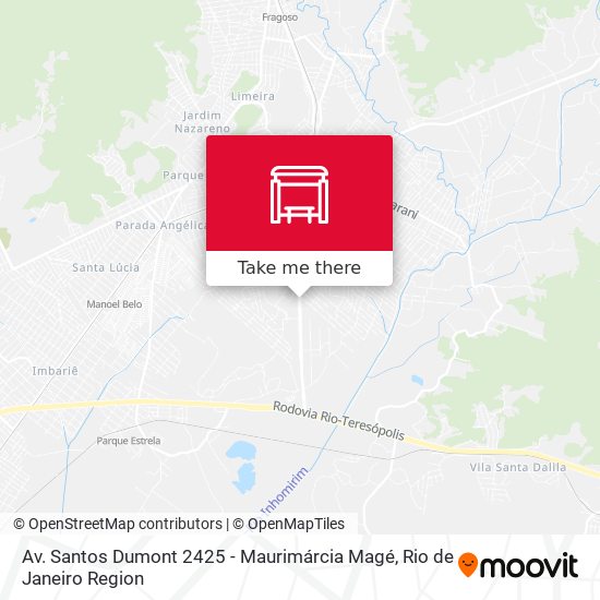 Av. Santos Dumont 2425 - Maurimárcia Magé map