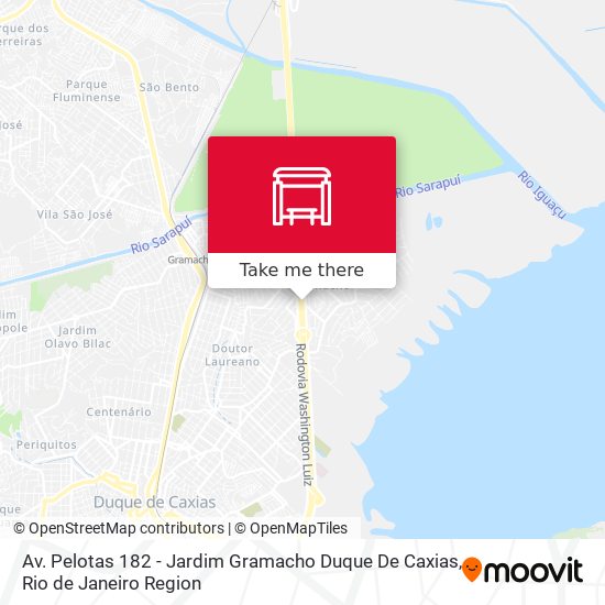 Mapa Av. Pelotas 182 - Jardim Gramacho Duque De Caxias