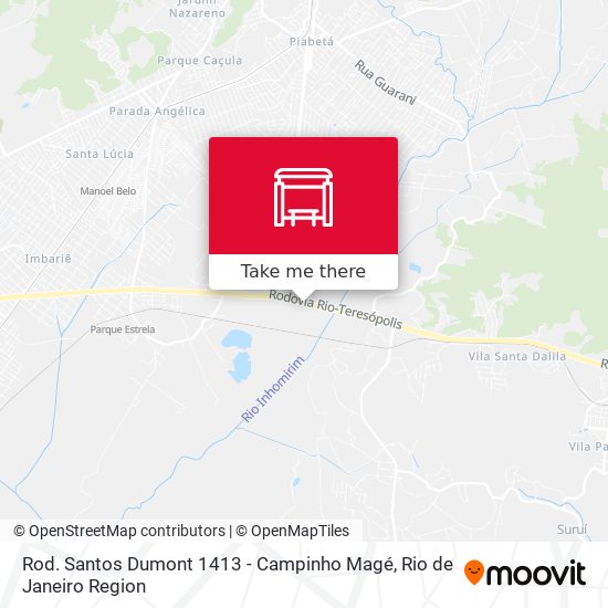 Rod. Santos Dumont 1413 - Campinho Magé map