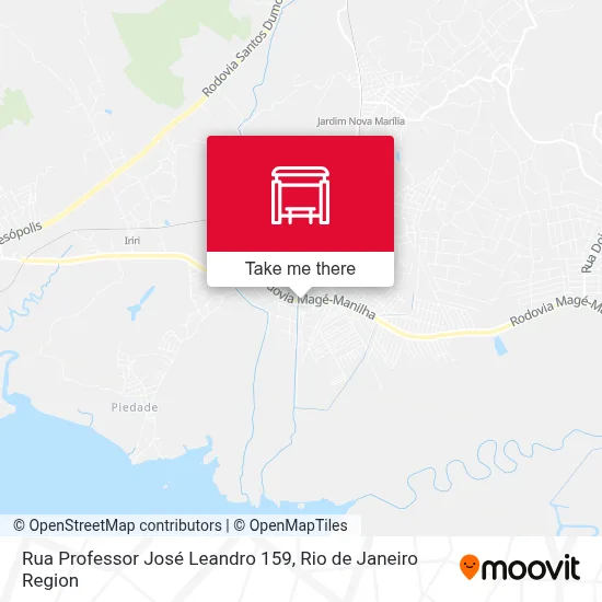 Rua Professor José Leandro 159 map