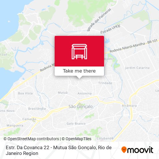 Estr. Da Covanca 22 - Mutua São Gonçalo map
