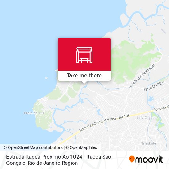 Estrada Itaóca Próximo Ao 1024 - Itaoca São Gonçalo map