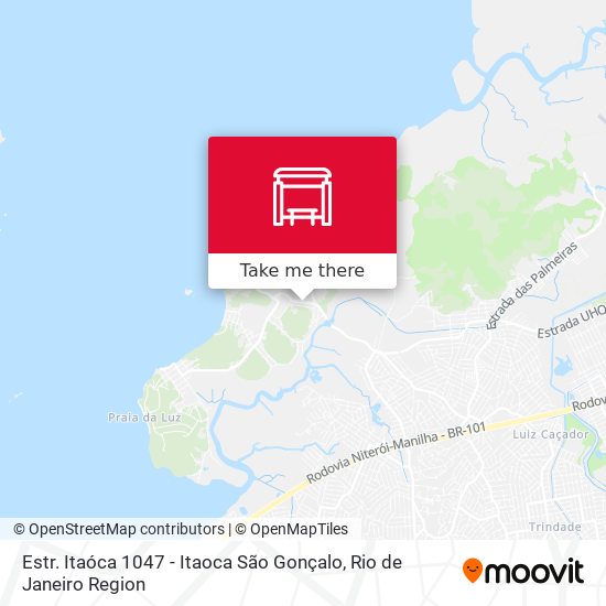 Estr. Itaóca 1047 - Itaoca São Gonçalo map