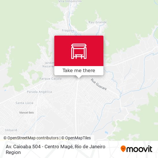 Mapa Av. Caioaba 504 - Centro Magé