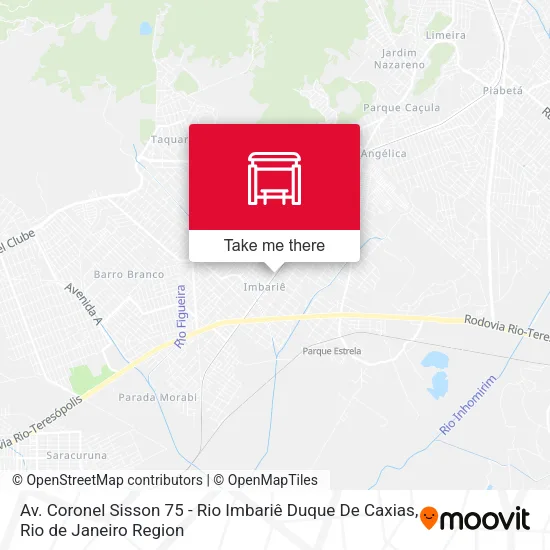 Av. Coronel Sisson 75 - Rio Imbariê Duque De Caxias map