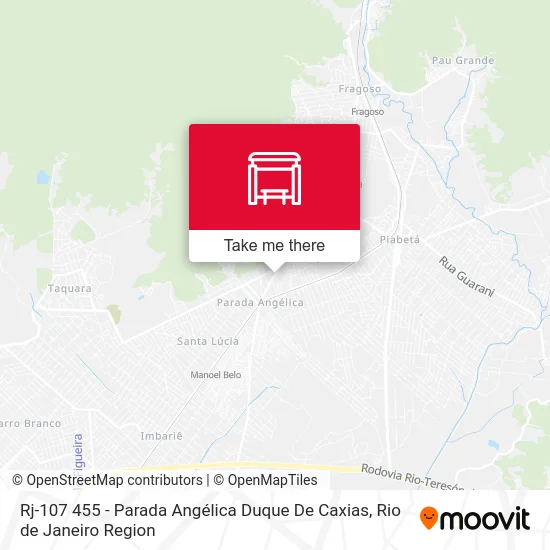 Rj-107 455 - Parada Angélica Duque De Caxias map