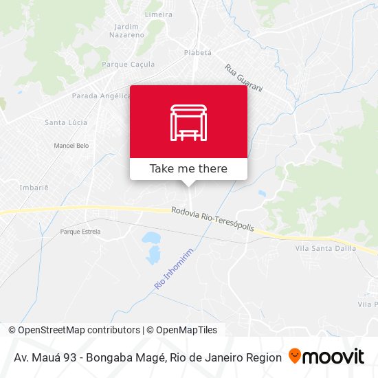 Av. Mauá 93 - Bongaba Magé map